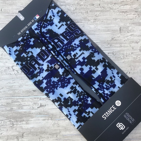 Stance MLB San Diego Padres Camo Crew Socks - Picture 10 of 16